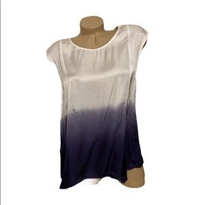 Heather by Bordeaux ombre trapeze top Small NWT
